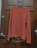 J Crew Long Sleeve Waffle Knit Thermal Shirt Men's XL-Tall Burnt Orange Unisex T-shirt, Sweatshirt, Hoodie, Long Sleeve Tee - T-Shirt, Sweatshirt, Hoodie