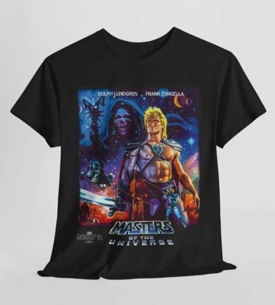 Masters of the Universe Movie1987 T Shirt Ricky P Unisex Heavy Cotton Te Unisex T-shirt, Sweatshirt, Hoodie, Long Sleeve Tee - T-Shirt, Sweatshirt, Hoodie