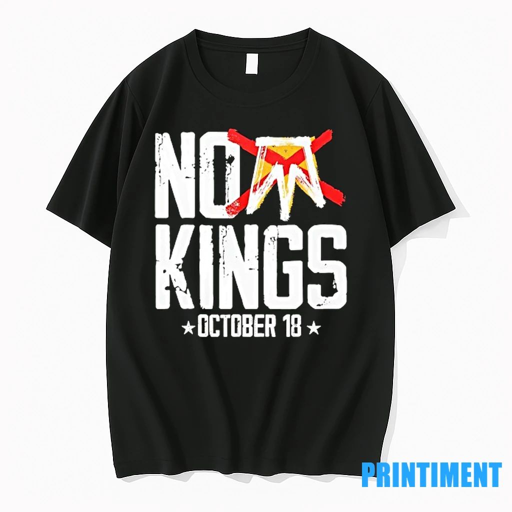 No Kings October 18 2025 Tshirts Sweater Unisex T-shirt, Sweatshirt, Hoodie, Long Sleeve Tee - T-Shirt, Sweatshirt, Hoodie