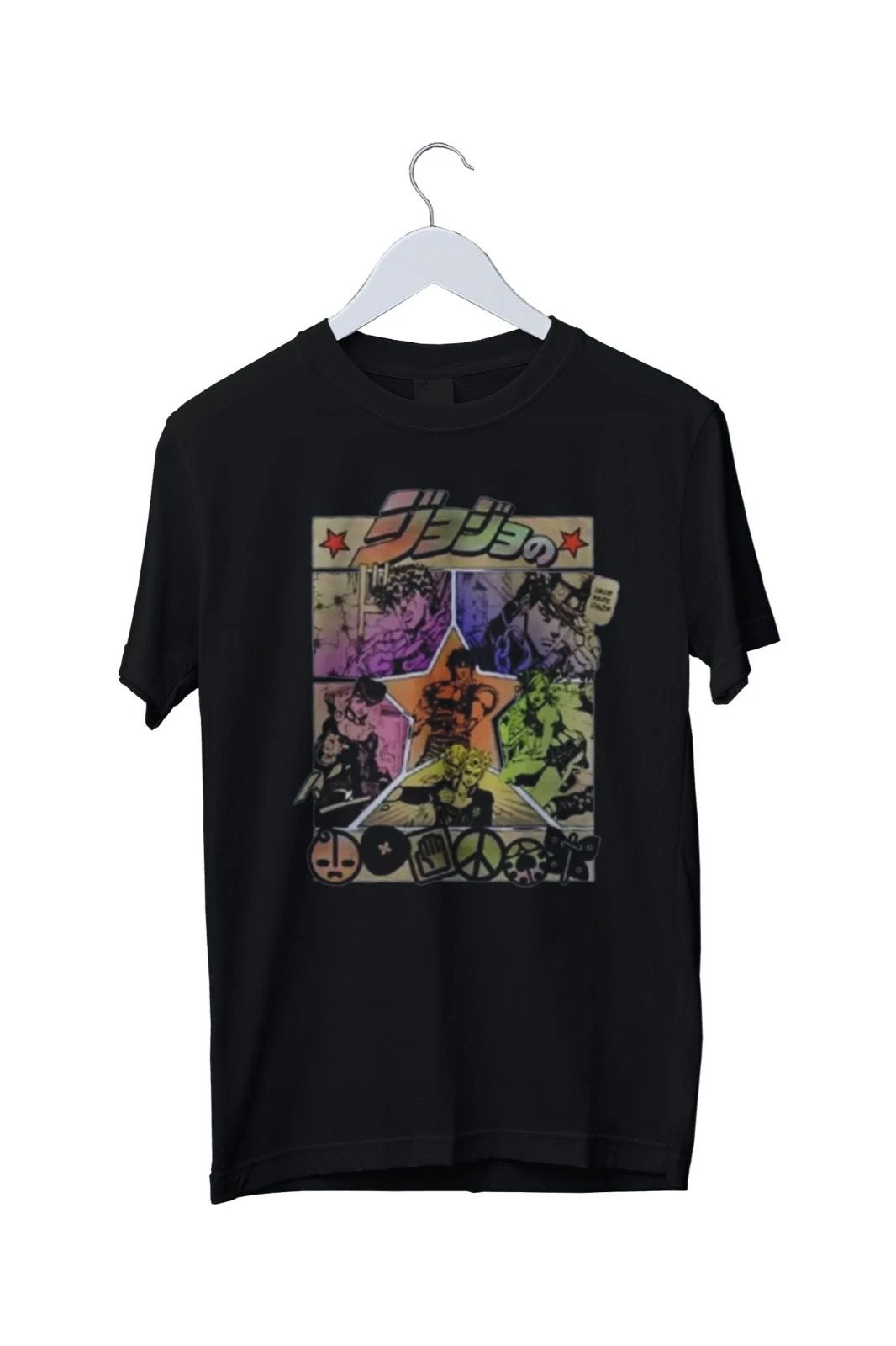 Jojo Bizarre Adventure Funny Cartoon Graphic Unisex T-Shirt S M L XL 2 3 4 XL Unisex T-shirt, Sweatshirt, Hoodie, Long Sleeve Tee - T-Shirt, Sweatshirt, Hoodie