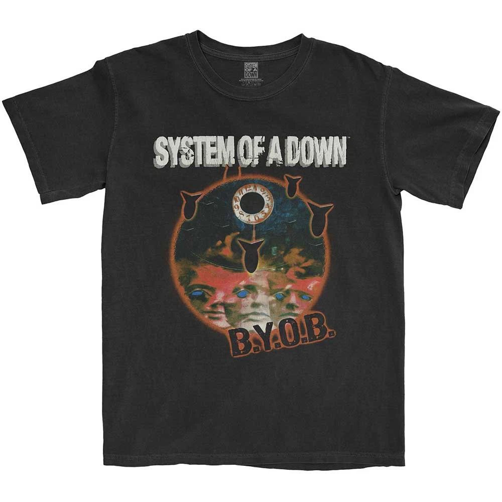 System Of A Down BYOB Classic Shirt S-XXL T-Shirt Official Band Tshirt Unisex T-shirt, Sweatshirt, Hoodie, Long Sleeve Tee - T-Shirt, Sweatshirt, Hoodie