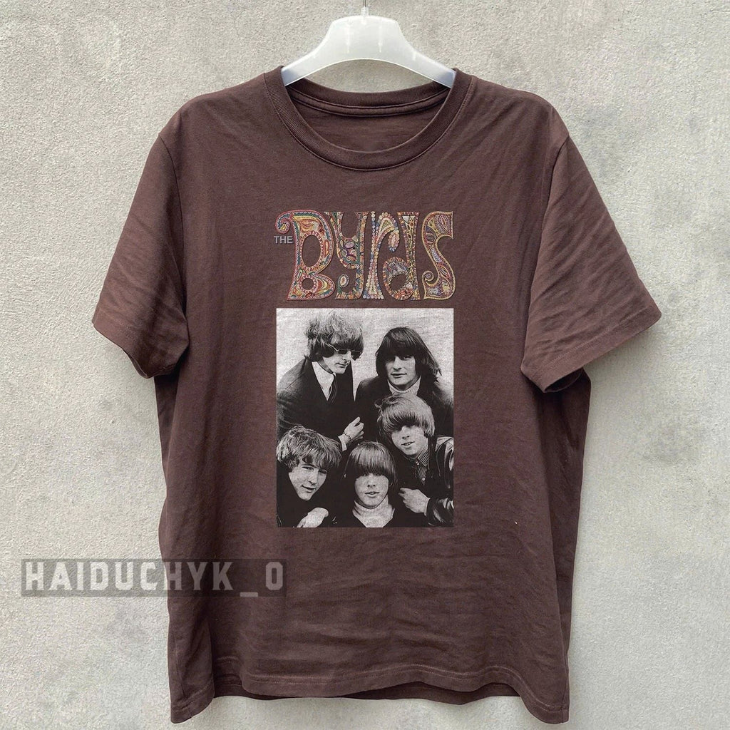 The Byrds Rock Band Retro Unisex Russet T-shirt Size S-5XL Unisex T-shirt, Sweatshirt, Hoodie, Long Sleeve Tee - T-Shirt, Sweatshirt, Hoodie