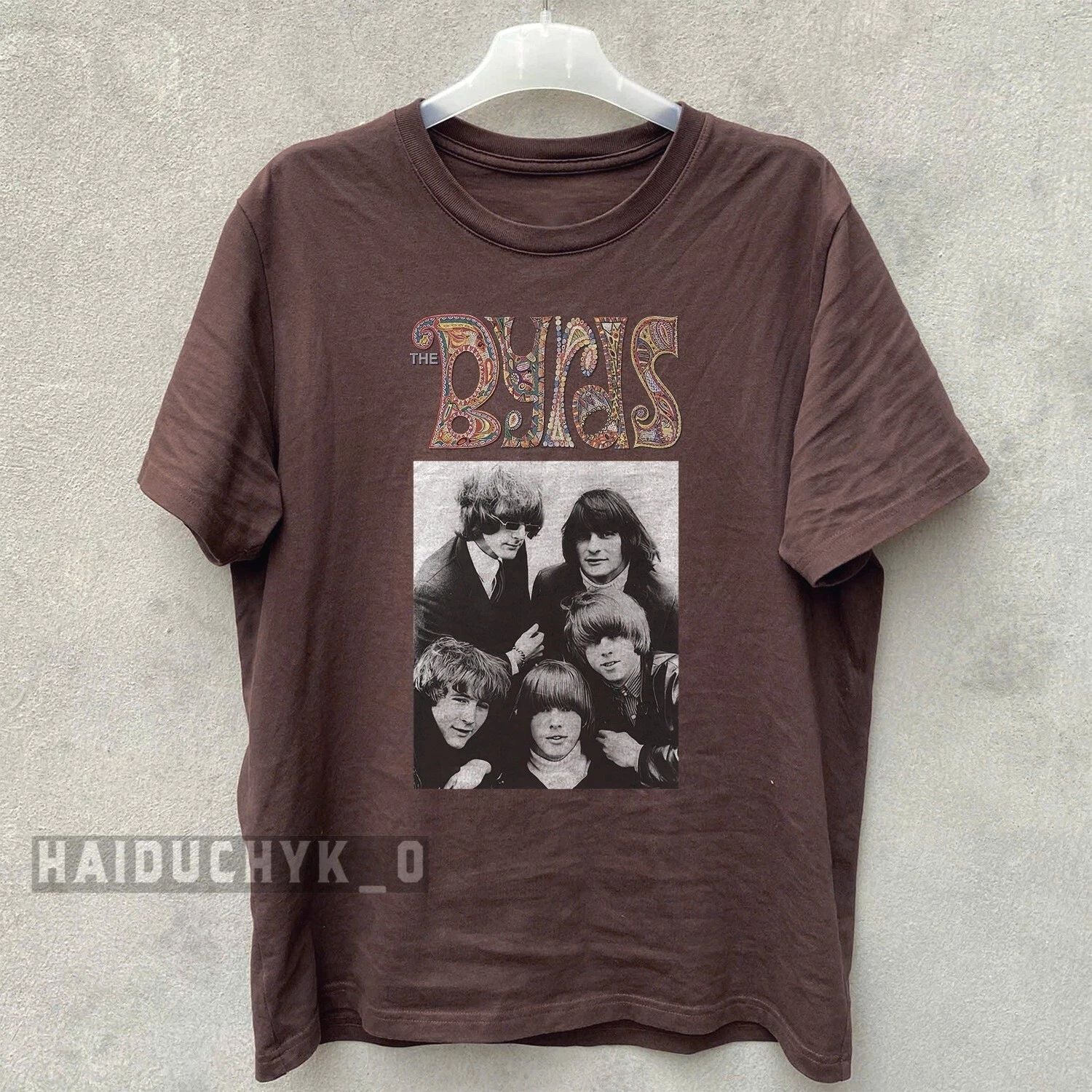 The Byrds Rock Band Retro Unisex Russet T-shirt Size S-5XL Unisex T-shirt, Sweatshirt, Hoodie, Long Sleeve Tee - T-Shirt, Sweatshirt, Hoodie