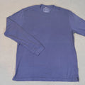 Reworn Long Sleeve Everyday T Shirt Men's Size Large Blue 100% Cotton Outdoor Unisex T-shirt, Sweatshirt, Hoodie, Long Sleeve Tee - T-Shirt, Sweatshirt, Hoodie