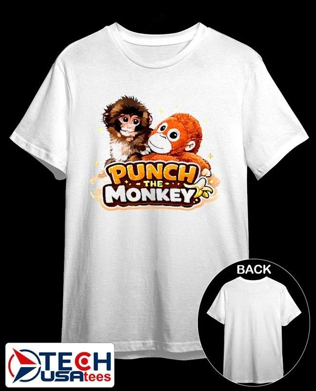 Punch the monkey graphic shirt Unisex T-shirt, Sweatshirt, Hoodie, Long Sleeve Tee - T-Shirt, Sweatshirt, Hoodie