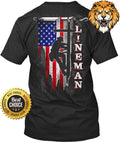 Proud Lineman T-Shirt S-3XL Q6651 Unisex T-shirt, Sweatshirt, Hoodie, Long Sleeve Tee - T-Shirt, Sweatshirt, Hoodie