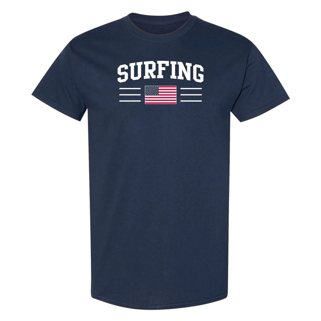 USA Surfing Arch T-Shirt Unisex T-shirt, Sweatshirt, Hoodie, Long Sleeve Tee - T-Shirt, Sweatshirt, Hoodie