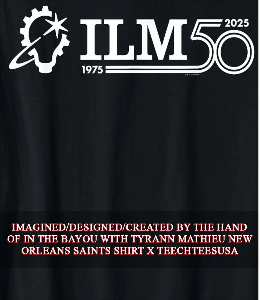 ILM 50th Anniversary 1975-2025 logo shirt Unisex T-shirt, Sweatshirt, Hoodie, Long Sleeve Tee - T-Shirt, Sweatshirt, Hoodie