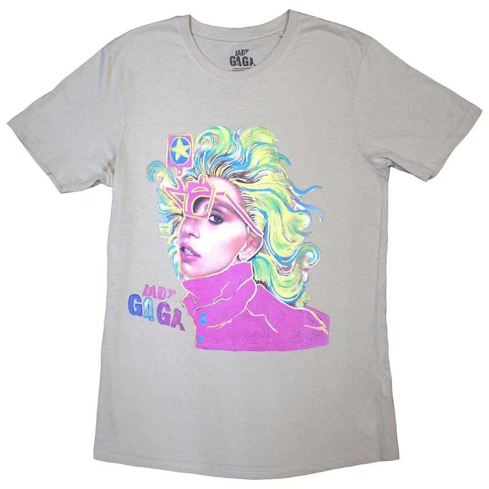 Lady Gaga Colour Sketch Official T-Shirt MenS Unisex T-shirt, Sweatshirt, Hoodie, Long Sleeve Tee - T-Shirt, Sweatshirt, Hoodie
