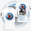 The Who The North American Farewell Tour 2025 The Song Is Over 3D T-Shirt Unisex T-shirt, Sweatshirt, Hoodie, Long Sleeve Tee - T-Shirt, Sweatshirt, Hoodie