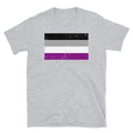 LGBTQ Gay Pride Distressed Asexual Flag Asexuality Short-Sleeve Unisex T-Shirt Unisex T-shirt, Sweatshirt, Hoodie, Long Sleeve Tee - T-Shirt, Sweatshirt, Hoodie