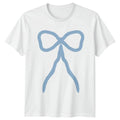 Light Blue Bow Simple Design Unisex T-Shirt Womens Tee Mens Top Graphic Shirt Unisex T-shirt, Sweatshirt, Hoodie, Long Sleeve Tee - T-Shirt, Sweatshirt, Hoodie
