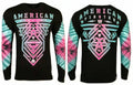 AMERICAN FIGHTER Men's T-Shirt PALMDALE L/S TEE Premium Athletic * Unisex T-shirt, Sweatshirt, Hoodie, Long Sleeve Tee - T-Shirt, Sweatshirt, Hoodie