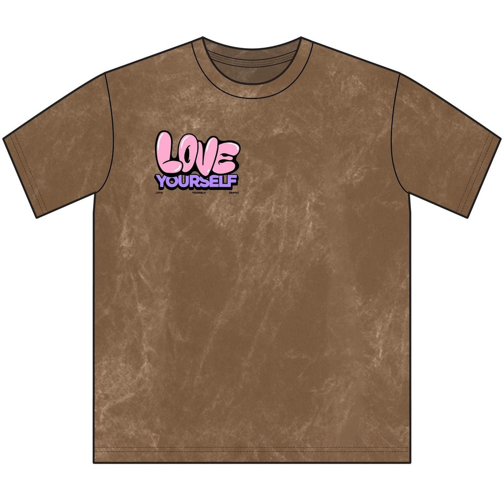 Love Yourself Tee | Brown Vintage Crewneck Unisex T-shirt, Sweatshirt, Hoodie, Long Sleeve Tee - T-Shirt, Sweatshirt, Hoodie