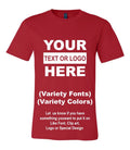 Personalized Customs T-Shirt your Text / Logo / Photo Custom Made Shirt Unisex T-shirt, Sweatshirt, Hoodie, Long Sleeve Tee - T-Shirt, Sweatshirt, Hoodie
