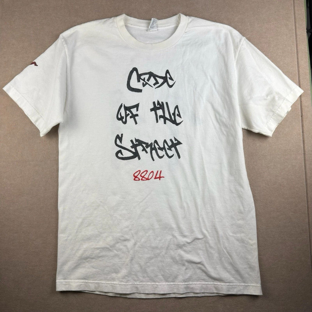 Vintage Alstyle Shirt Men L White Code of the Street 8804 Lupes 11 Graffiti Tee Unisex T-shirt, Sweatshirt, Hoodie, Long Sleeve Tee - T-Shirt, Sweatshirt, Hoodie