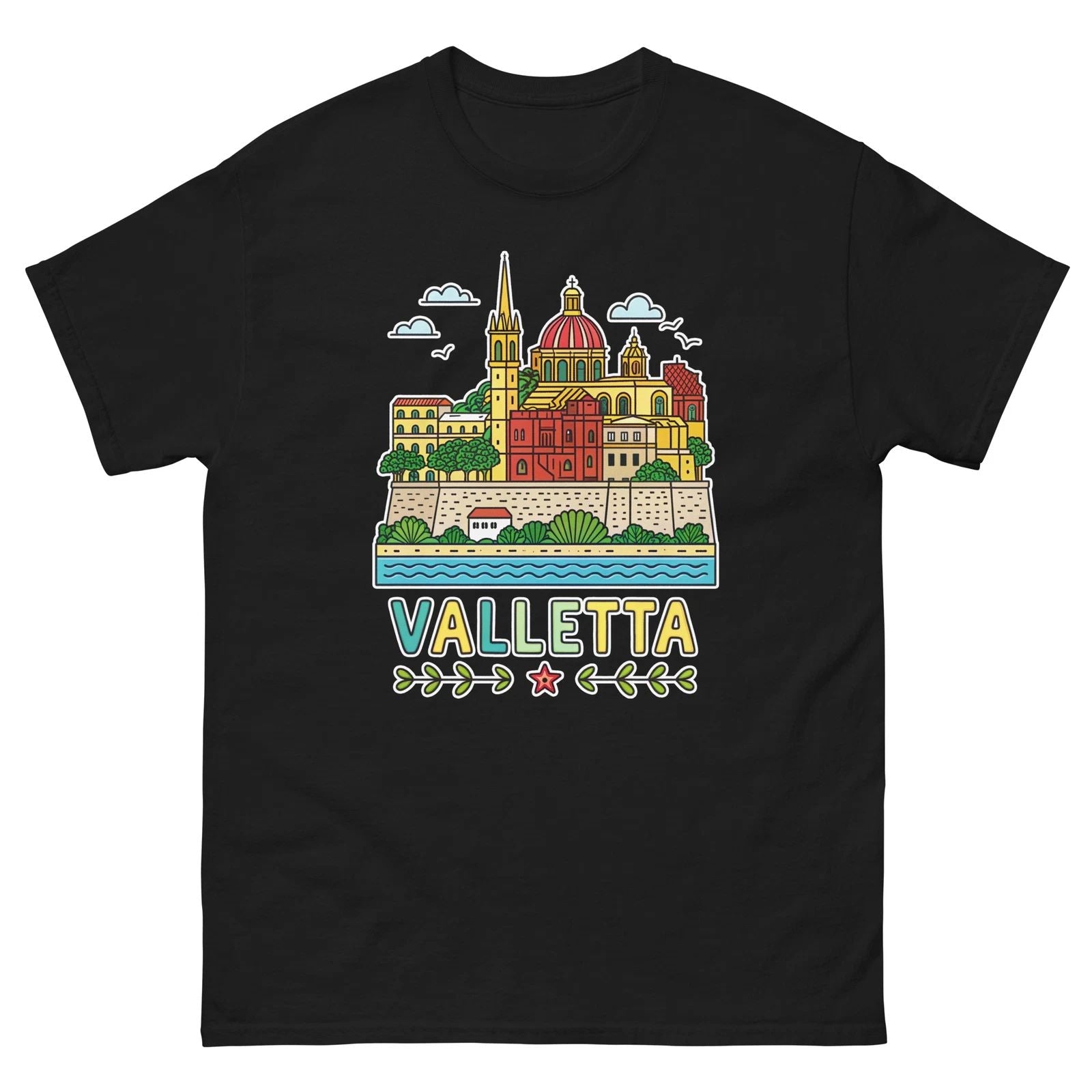 Valletta World Travel Urban Area City T-Shirt Unisex T-shirt, Sweatshirt, Hoodie, Long Sleeve Tee - T-Shirt, Sweatshirt, Hoodie