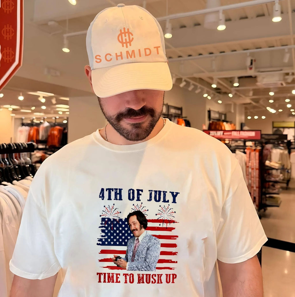 Brian FanBrian Fantana Time To Musk Up Anchorman 4th of July shirt Unisex T-shirt, Sweatshirt, Hoodie, Long Sleeve Tee - T-Shirt, Sweatshirt, Hoodie
