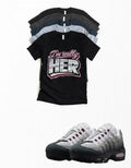 Max 95 Pink Foam I'm Really HER Sneaker Matching T-Shirt Sneakerhead Streetwear Unisex T-shirt, Sweatshirt, Hoodie, Long Sleeve Tee - T-Shirt, Sweatshirt, Hoodie