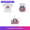 Custom Bulldog Pet Lover Gift Set Shirt Mug Ornament Personalized Name Bundle Unisex T-shirt, Sweatshirt, Hoodie, Long Sleeve Tee - T-Shirt, Sweatshirt, Hoodie