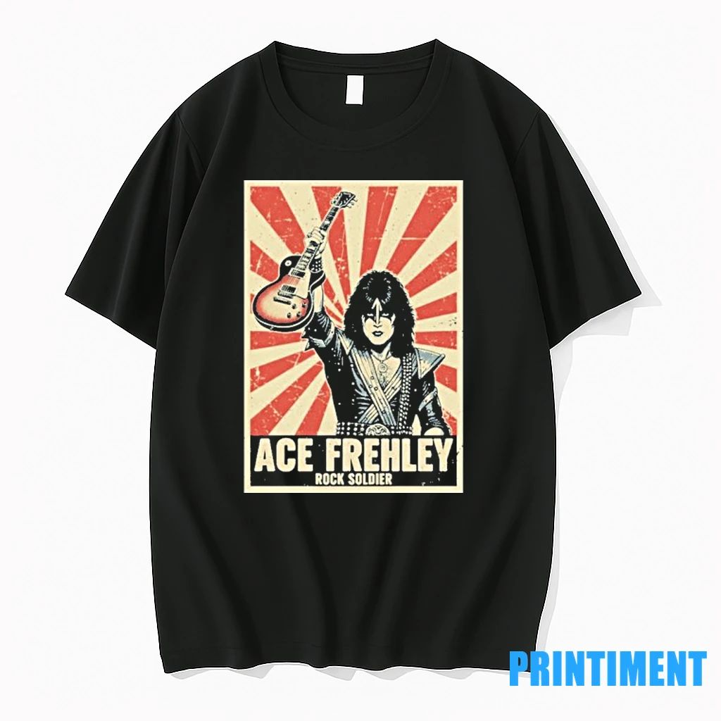 Ace Frehley Rock Soldier Rip Tshirts Sweater Unisex T-shirt, Sweatshirt, Hoodie, Long Sleeve Tee - T-Shirt, Sweatshirt, Hoodie