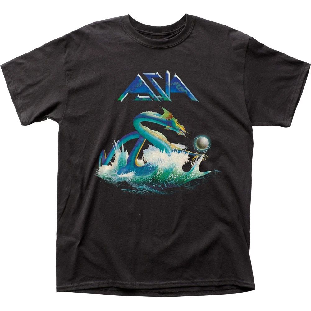 Asia Rock Band Debut Album Cover Mens T Shirt Music Classic Rock Band Tee Black Unisex T-shirt, Sweatshirt, Hoodie, Long Sleeve Tee - T-Shirt, Sweatshirt, Hoodie