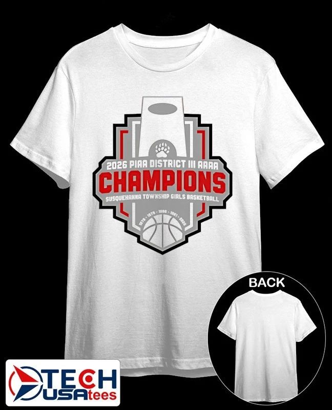 Susquehanna Township Girls Basketball PIAA District III AAAA Champions shirt Unisex T-shirt, Sweatshirt, Hoodie, Long Sleeve Tee - T-Shirt, Sweatshirt, Hoodie
