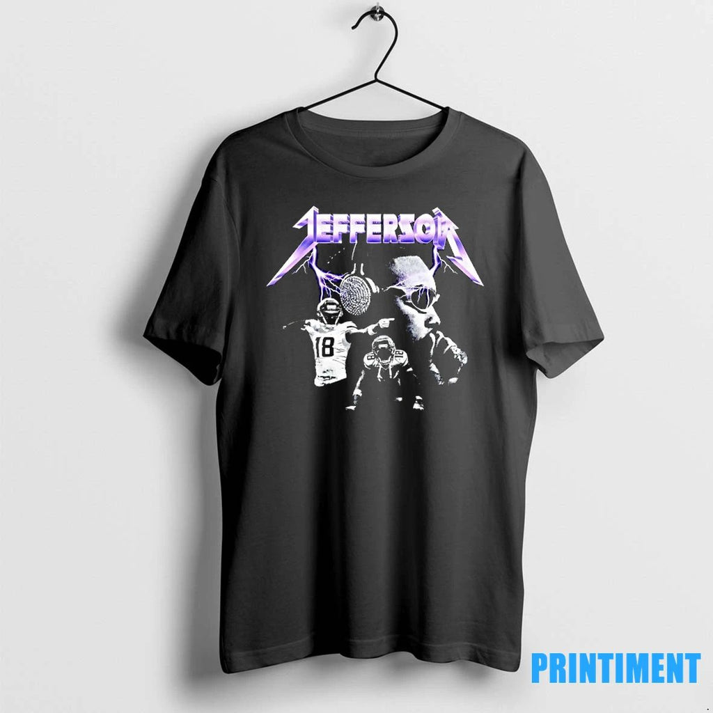 Justin Jefferson Minnesota Vikings Football Lightning Tshirts Sweater Unisex T-shirt, Sweatshirt, Hoodie, Long Sleeve Tee - T-Shirt, Sweatshirt, Hoodie