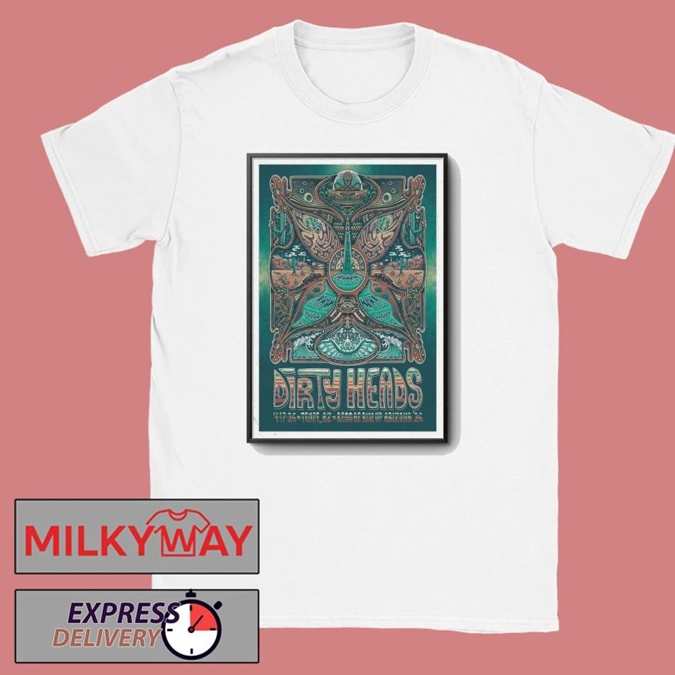 Dirty Heads 4.17.26 Tempe Beach Park, Tempe, AZ Poster shirt Unisex T-shirt, Sweatshirt, Hoodie, Long Sleeve Tee - T-Shirt, Sweatshirt, Hoodie