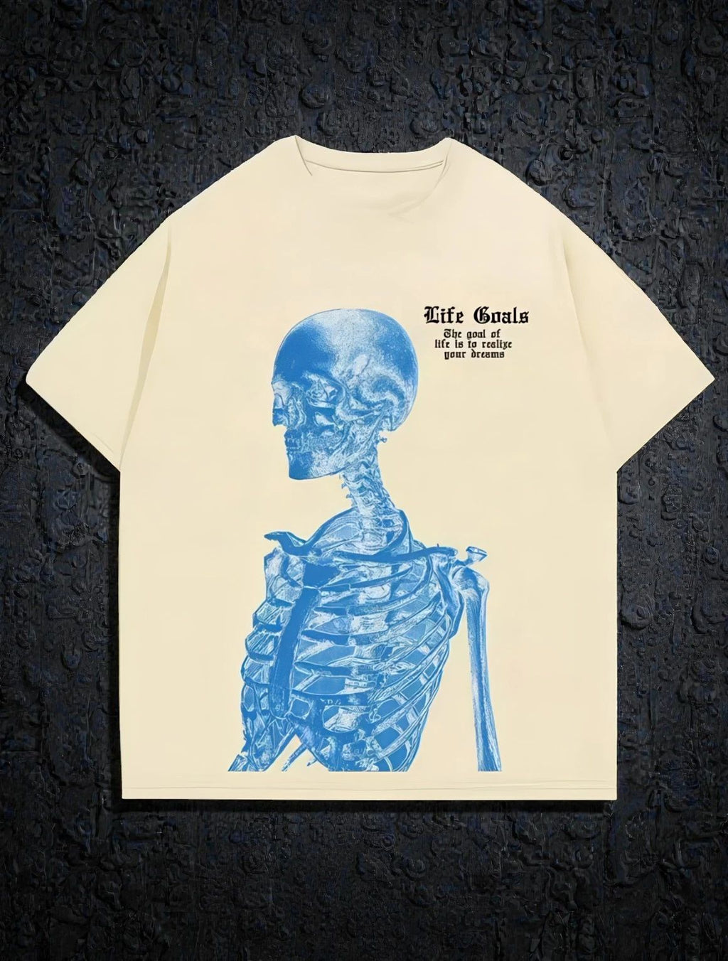 Street Fashion Skeleton Graphic T-Shirt  Oversized Cotton Gildan Top Unisex T-shirt, Sweatshirt, Hoodie, Long Sleeve Tee - T-Shirt, Sweatshirt, Hoodie