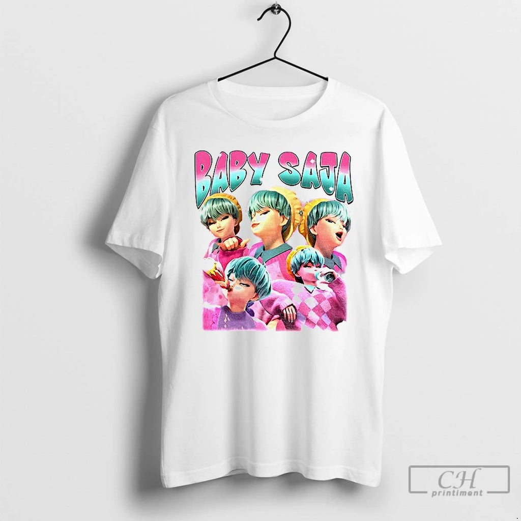 Classic Cute Baby Saja Demon Hunters Movie Graphic T Shirts Unisex T-shirt, Sweatshirt, Hoodie, Long Sleeve Tee - T-Shirt, Sweatshirt, Hoodie