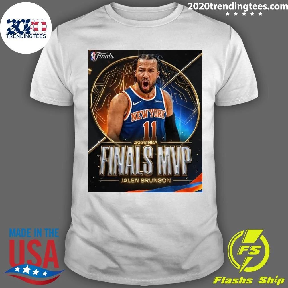 Jalen Brunson Is The 2026 NBA Finals MVP Shirt Unisex T-shirt, Sweatshirt, Hoodie, Long Sleeve Tee - T-Shirt, Sweatshirt, Hoodie