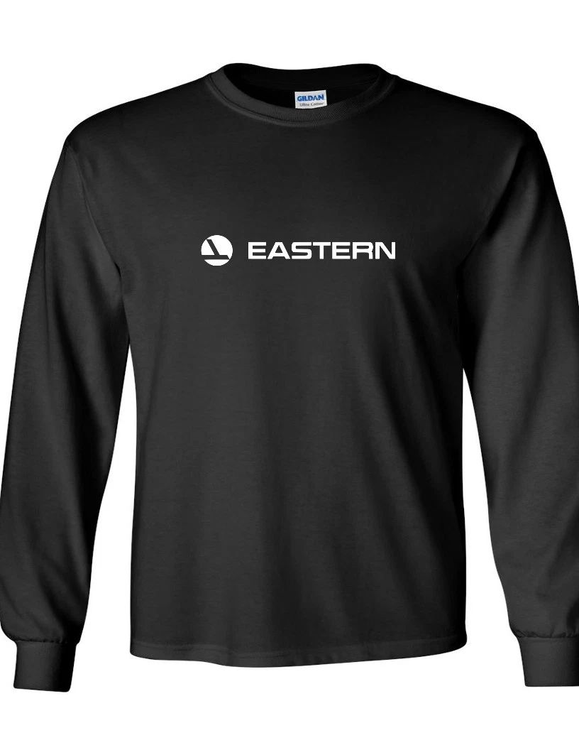 Eastern Airlines White Retro Logo Shirt Aviation Black Long Sleeve T-shirt Unisex T-shirt, Sweatshirt, Hoodie, Long Sleeve Tee - T-Shirt, Sweatshirt, Hoodie