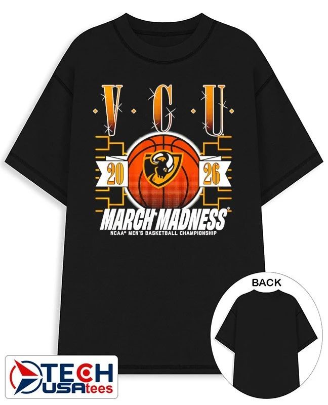 VCU Rams March Madness 2026 NCAA Mens Basketball Championship shirt Unisex T-shirt, Sweatshirt, Hoodie, Long Sleeve Tee - T-Shirt, Sweatshirt, Hoodie