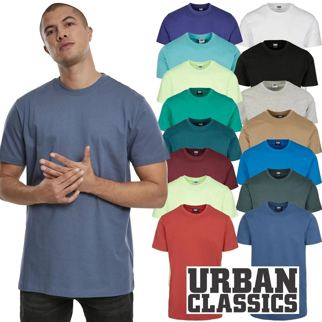 Urban Classics Mens T-Shirt Tee Crew Neck Crew Neck 15 Colours XS-5XL Unisex T-shirt, Sweatshirt, Hoodie, Long Sleeve Tee - T-Shirt, Sweatshirt, Hoodie