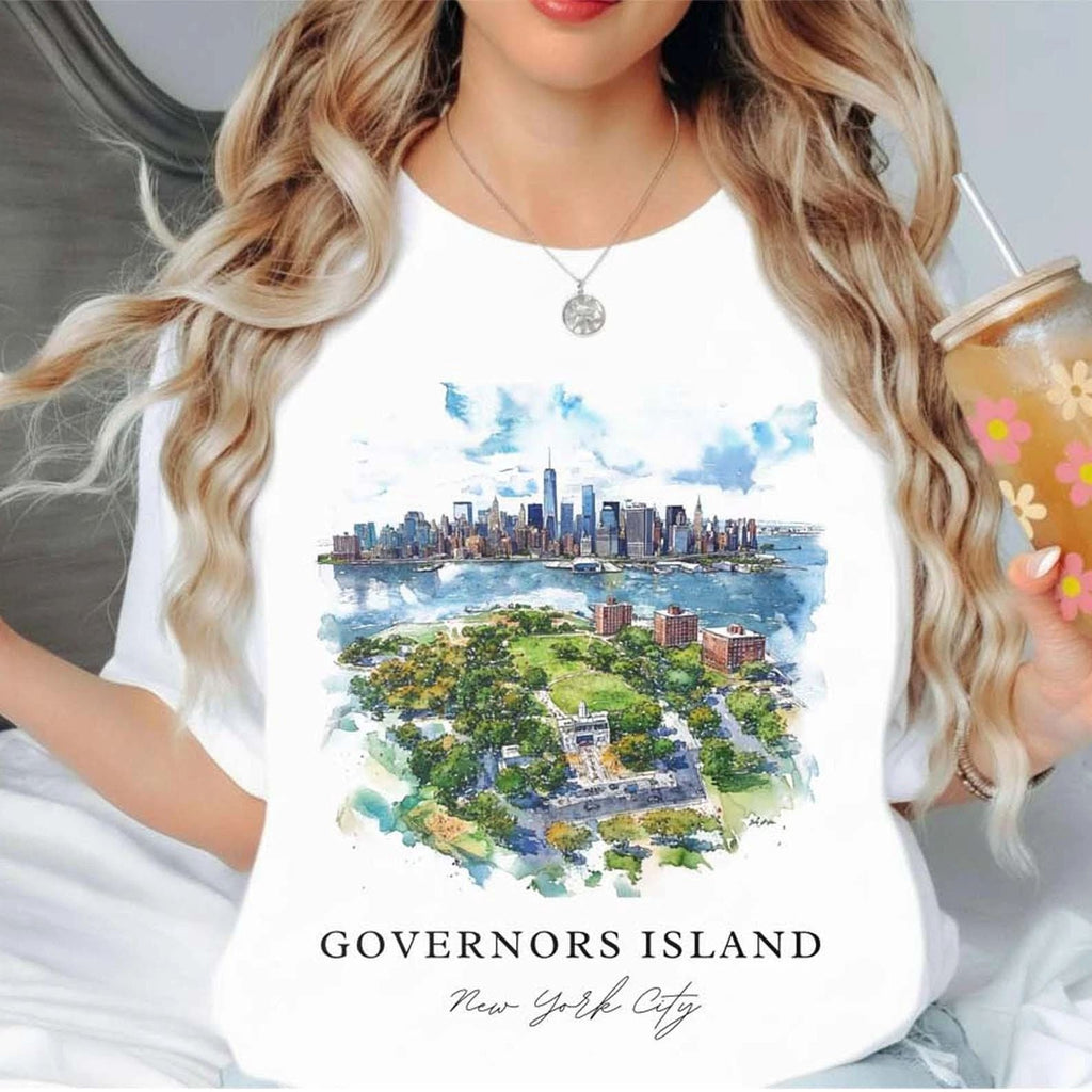 Governors Island Unisex Shirt Travel Gift New York Trip Lover Souvenir Tee Unisex T-shirt, Sweatshirt, Hoodie, Long Sleeve Tee - T-Shirt, Sweatshirt, Hoodie