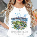 Governors Island Unisex Shirt Travel Gift New York Trip Lover Souvenir Tee Unisex T-shirt, Sweatshirt, Hoodie, Long Sleeve Tee - T-Shirt, Sweatshirt, Hoodie
