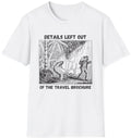 Travel Brochure T Shirt graphic tee White Size M Unisex T-shirt, Sweatshirt, Hoodie, Long Sleeve Tee - T-Shirt, Sweatshirt, Hoodie