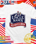 Uncle Sams Red White and Brew shirt Unisex T-shirt, Sweatshirt, Hoodie, Long Sleeve Tee - T-Shirt, Sweatshirt, Hoodie