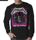 METALLICA RIDE THE LIGHTNING PUNK Rock Black long sleeve T Shirt Unisex T-shirt, Sweatshirt, Hoodie, Long Sleeve Tee - T-Shirt, Sweatshirt, Hoodie