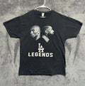 Kobe Bryant Nipsey Hussle T Shirt LA Legends Mens Large Black Rap Basketball Tee Unisex T-shirt, Sweatshirt, Hoodie, Long Sleeve Tee - T-Shirt, Sweatshirt, Hoodie