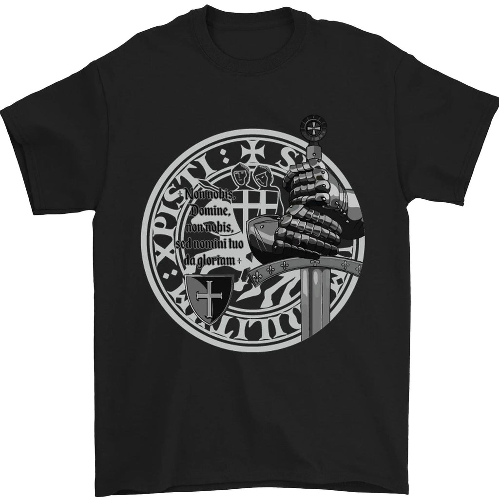 Non Nobie St Georges Day Knights Templar Mens T-Shirt 100% Cotton Unisex T-shirt, Sweatshirt, Hoodie, Long Sleeve Tee - T-Shirt, Sweatshirt, Hoodie