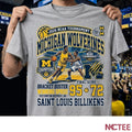 NKCtees 2026 NCAA Tournament Michigan Wolverines 95 72 Saint Louis Billikens basketball tee - T-Shirt, Sweatshirt, Hoodie