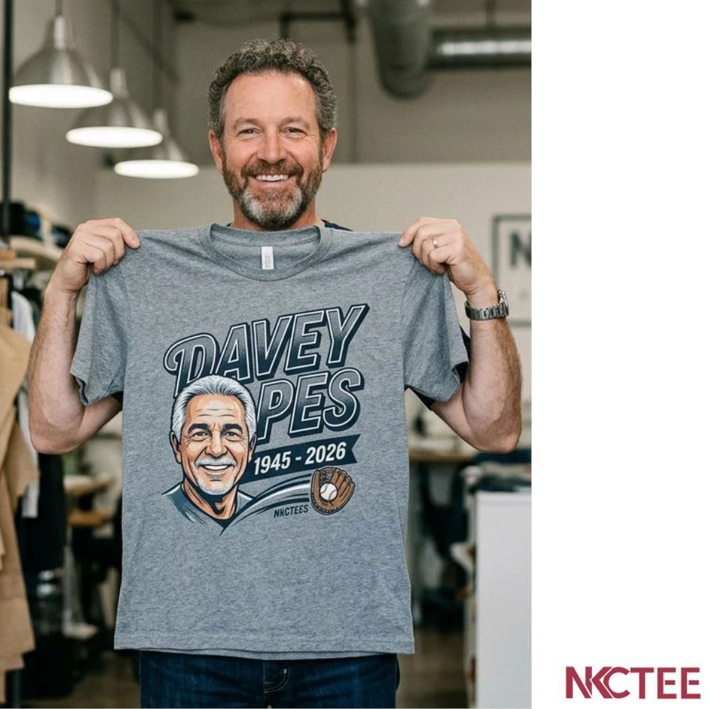 NKCtees Davey Lopes 1945-2026 head shirt Unisex T-shirt, Sweatshirt, Hoodie, Long Sleeve Tee - T-Shirt, Sweatshirt, Hoodie