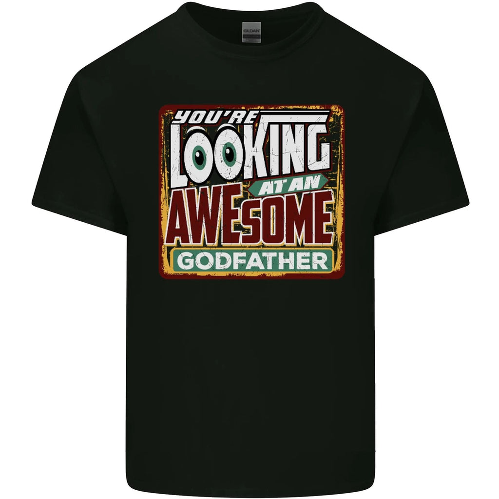 An Awesome Godfather Mens Light Cotton T-Shirt Unisex T-shirt, Sweatshirt, Hoodie, Long Sleeve Tee - T-Shirt, Sweatshirt, Hoodie