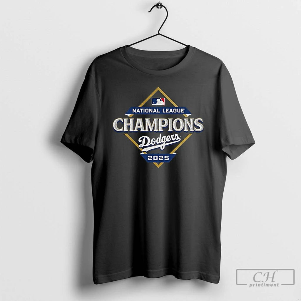 Classic Los Angeles Dodgers Baseball 2025 National League Champions Mlb T Shirts Unisex T-shirt, Sweatshirt, Hoodie, Long Sleeve Tee - T-Shirt, Sweatshirt, Hoodie