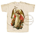 Catholic Natural T-shirt Saint Michael Archangel V46 Tee Vintage Sizes S - 5XL Unisex T-shirt, Sweatshirt, Hoodie, Long Sleeve Tee - T-Shirt, Sweatshirt, Hoodie