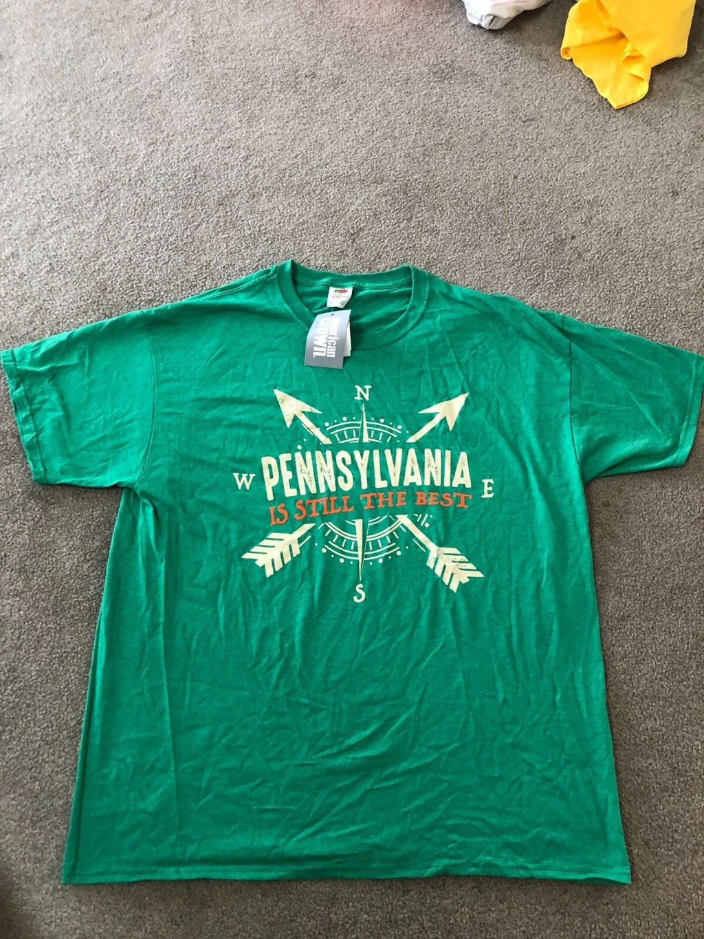 New Pennsylvania Is the Best Green Souvenir Tourist/Travel Gift T-Shirt Green Unisex T-shirt, Sweatshirt, Hoodie, Long Sleeve Tee - T-Shirt, Sweatshirt, Hoodie