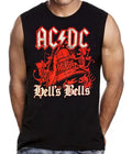ACDC HELL'S BELLS ROCK Band Men's Muscle Shirt (Multiple Colors) Unisex T-shirt, Sweatshirt, Hoodie, Long Sleeve Tee - T-Shirt, Sweatshirt, Hoodie