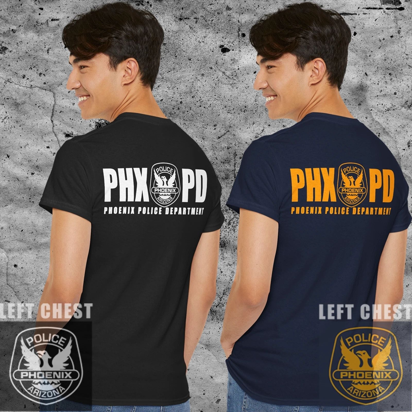 NEW Police Phoenix Arizona US United States Special T-shirt 2Side HQ Unisex T-shirt, Sweatshirt, Hoodie, Long Sleeve Tee - T-Shirt, Sweatshirt, Hoodie